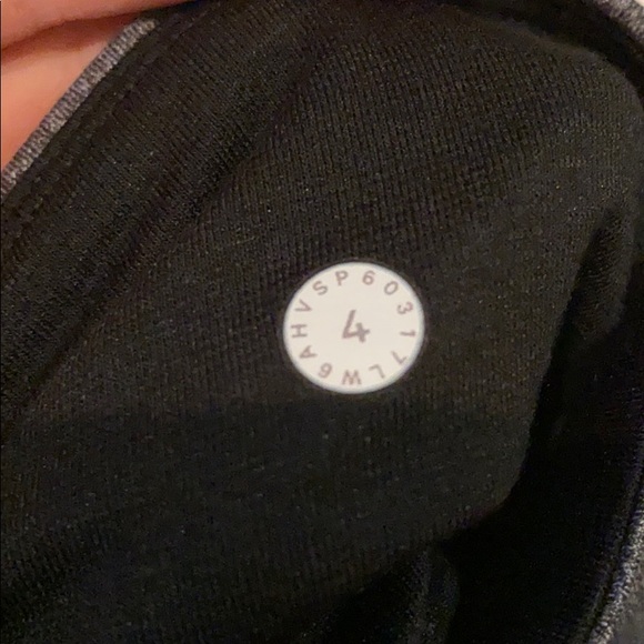 Gray Lululemon cropped Train Times Pant - Picture 4 of 5